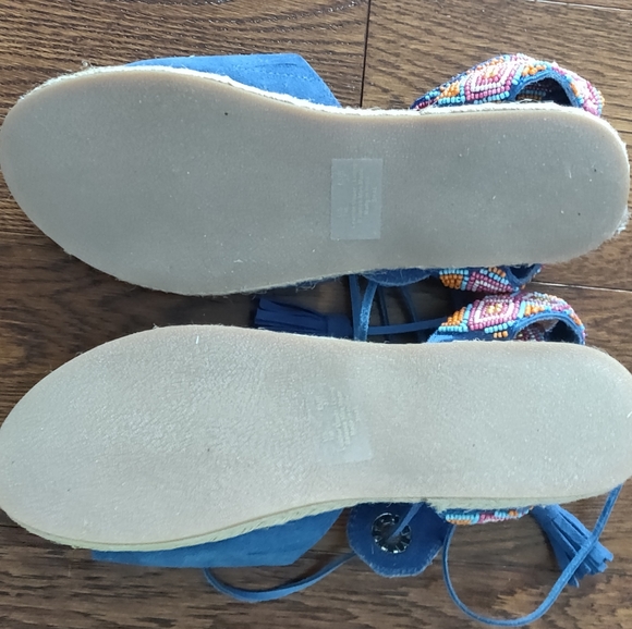 Sam Edelman Shae beaded leather Espadrilles sandal - Picture 9 of 12